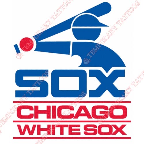 Chicago White Sox Customize Temporary Tattoos Stickers NO.1510